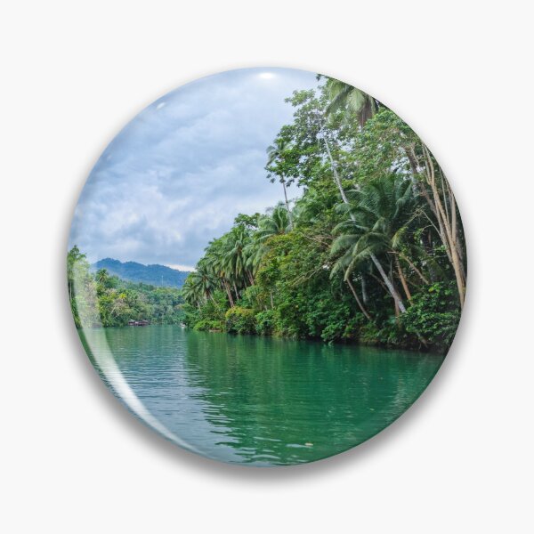Item preview, Loboc River, Bohol - Emerald Jungle Waterway | Iconic Philippines Tropical Nature Art designed and sold by Ross.A.Campbell.