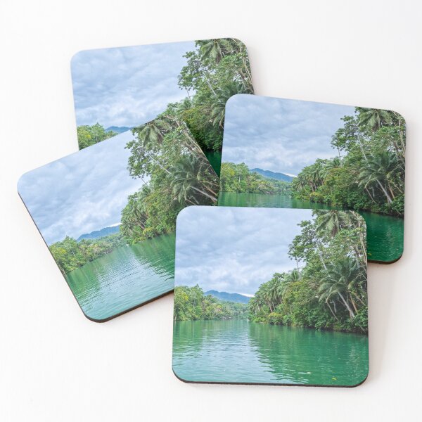 Item preview, Loboc River, Bohol - Emerald Jungle Waterway | Iconic Philippines Tropical Nature Art designed and sold by Ross.A.Campbell.