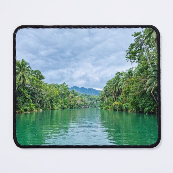 Item preview, Loboc River, Bohol - Emerald Jungle Waterway | Iconic Philippines Tropical Nature Art designed and sold by Ross.A.Campbell.