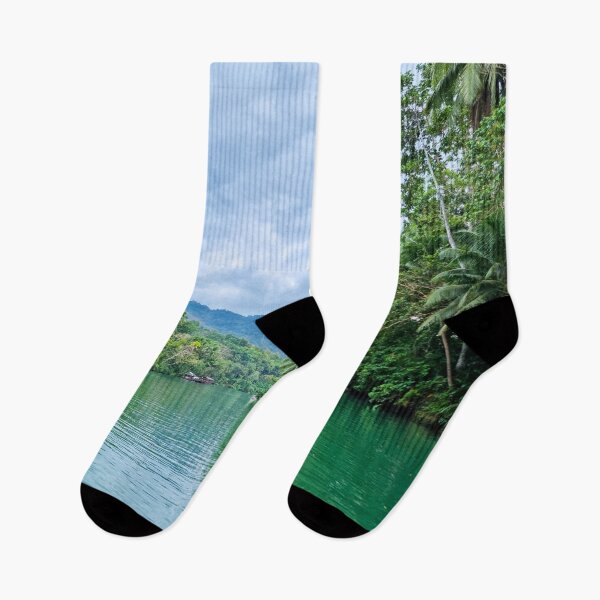 Item preview, Loboc River, Bohol - Emerald Jungle Waterway | Iconic Philippines Tropical Nature Art designed and sold by Ross.A.Campbell.