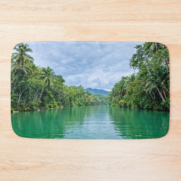 Item preview, Loboc River, Bohol - Emerald Jungle Waterway | Iconic Philippines Tropical Nature Art designed and sold by Ross.A.Campbell.