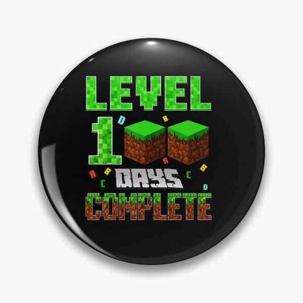 Item preview, Level 100 Days Complete Gamer Pixel  designed and sold by FGTV2021.