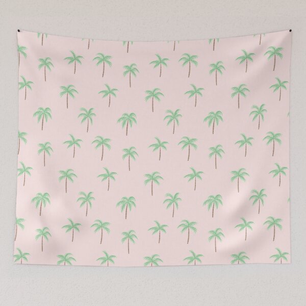 Item preview, Soft Pink Tropical Palm Tree designed and sold by beachlifeshop.