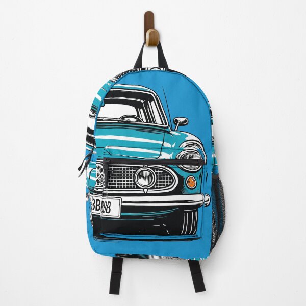 Item preview, Teal Classic Vintage Car Front View Art designed and sold by RamyGallery.