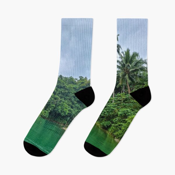 Item preview, Loboc River, Bohol - Emerald Jungle Waterway | Iconic Philippines Tropical Nature Art designed and sold by Ross.A.Campbell.
