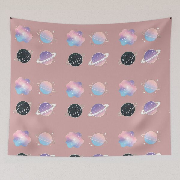 Item preview, Cute Cosmic Set – Nebula and Planets Collection designed and sold by TeyArtWork.