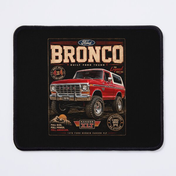 Item preview, 1978 Ford Bronco Full-Size Classic 4x4 Off-Road Truck Vintage Art designed and sold by TheArtOfCar.