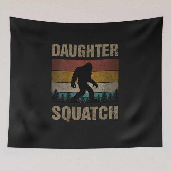 Item preview, Daughter Squatch Bigfoot Daughter Sasquatch Yeti Family designed and sold by FrankIsabel.