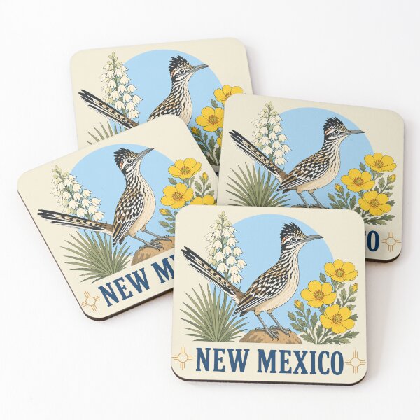Item preview, New Mexico Roadrunner & Yucca Homage designed and sold by The-Drip-Studio.