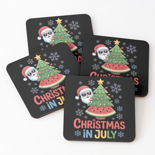 Item preview, Christmas In July Funny Santa Watermelon Xmas Tree Summer designed and sold by grounabslaninal.