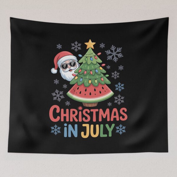 Item preview, Christmas In July Funny Santa Watermelon Xmas Tree Summer designed and sold by grounabslaninal.