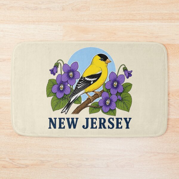 Item preview, New Jersey Goldfinch & Violet Homage designed and sold by The-Drip-Studio.