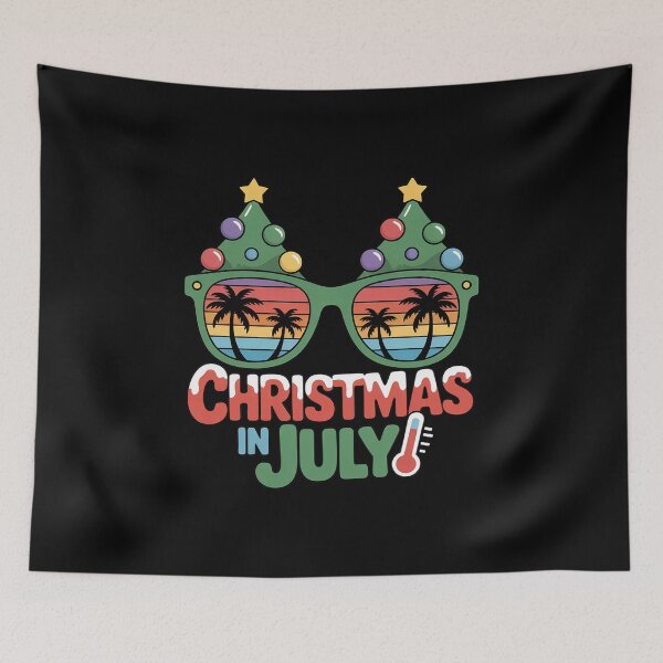 Artikelvorschau, Weihnachten im Juli, sommerliche Weihnachtsbaum-Sonnenbrillen entworfen und verkauft von grounabslaninal.