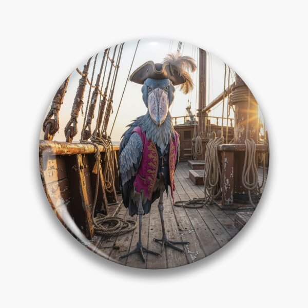 Item preview, Shoebill Crane Rules the High Seas designed and sold by Tridentulus.