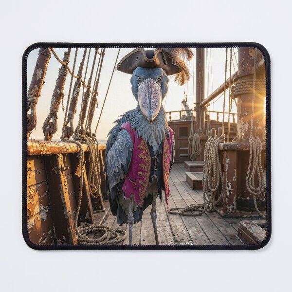 Item preview, Shoebill Crane Rules the High Seas designed and sold by Tridentulus.