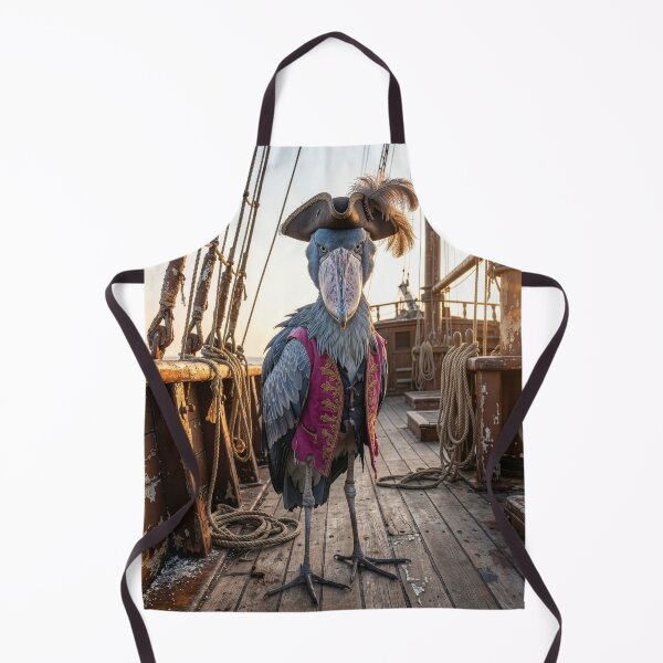 Item preview, Shoebill Crane Rules the High Seas designed and sold by Tridentulus.
