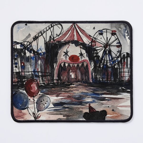 Item preview, Dark Carnival Clown Watercolor designed and sold by eliramaison.