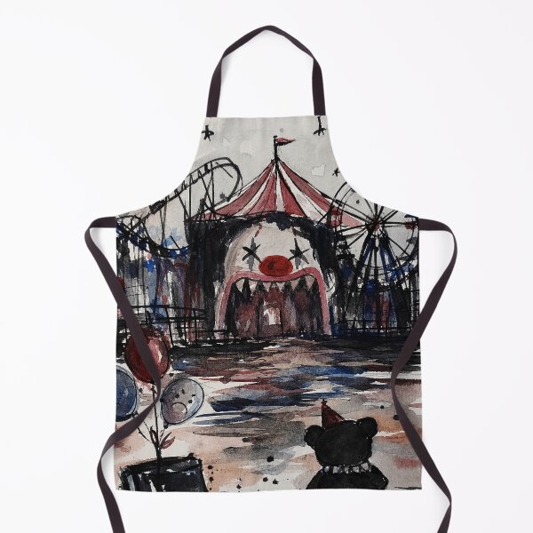Item preview, Dark Carnival Clown Watercolor designed and sold by eliramaison.