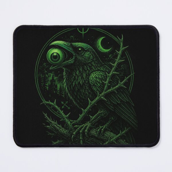 Item preview, Occult Raven Eye. designed and sold by HorrorInkStudio.