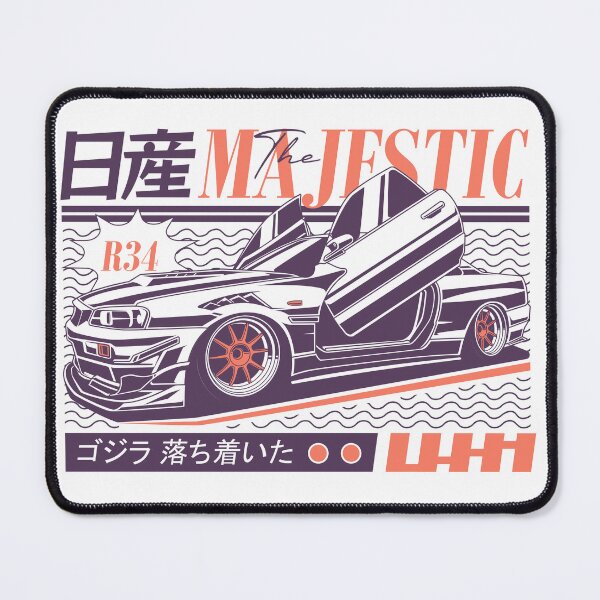 Item preview, The Majestic R34 - JDM Skyline Godzilla Widebody Lambo Door Poster designed and sold by Pupung oktavian.