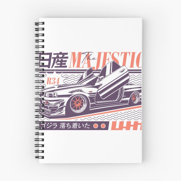 Item preview, The Majestic R34 - JDM Skyline Godzilla Widebody Lambo Door Poster designed and sold by Pupung oktavian.