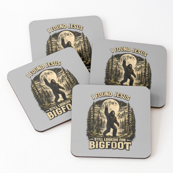 Item preview, I Found Jesus Still Looking for Bigfoot Funny Christian designed and sold by ArleneRowe.