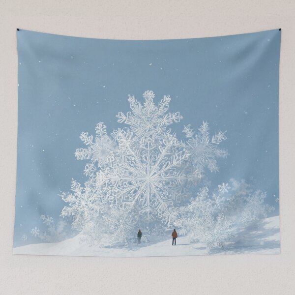 Item preview, Snowflake Forest designed and sold by bubblyrainbow.