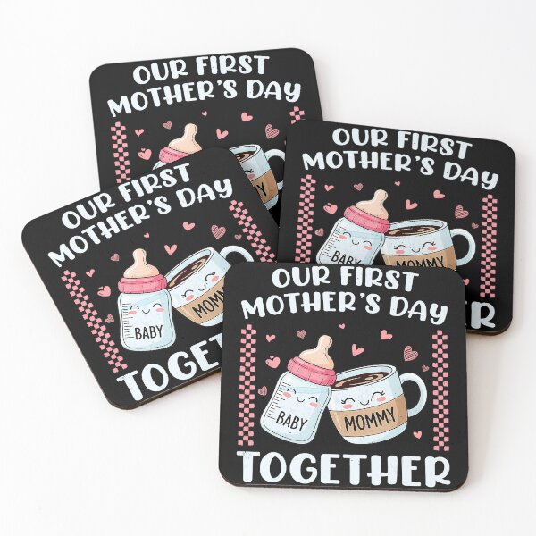 Item preview, Our First Mother’s Day Together Cute Mommy Mug designed and sold by zamiokaline.