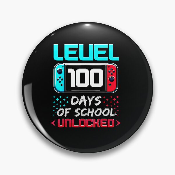 Item preview, Level 100 School Gamer 100 Days Unlocked designed and sold by FGTV2021.