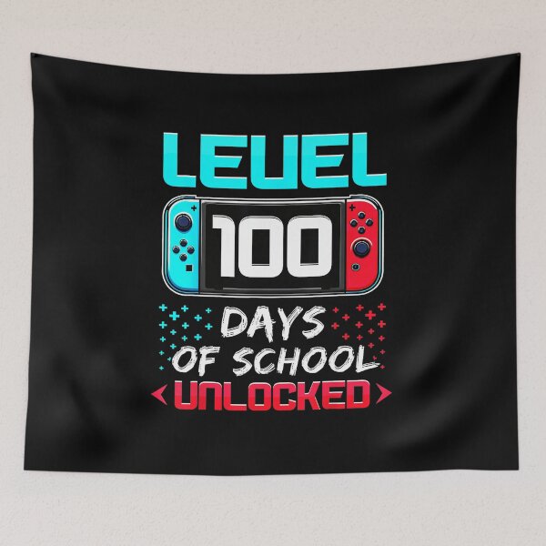Item preview, Level 100 School Gamer 100 Days Unlocked designed and sold by FGTV2021.