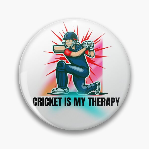 Item preview, Cricket Is My Therapy ,Cricket Lover Graphic Design designed and sold by Palette _Vibes.