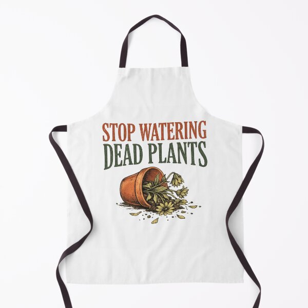 Item preview, Stop Watering Dead Plants Sarcastic Vintage Plant Lover Design designed and sold by Creative Spark.