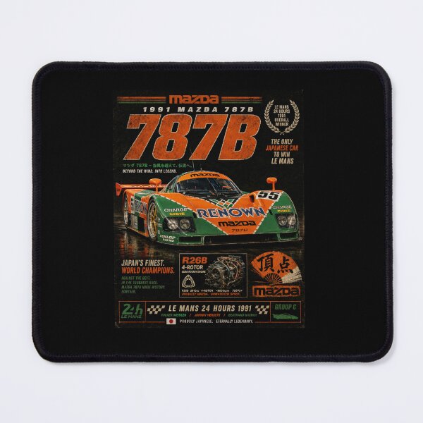 Item preview, 1991 Mazda 787B R26B Rotary JDM Racing Legend Vintage Art designed and sold by TheArtOfCar.