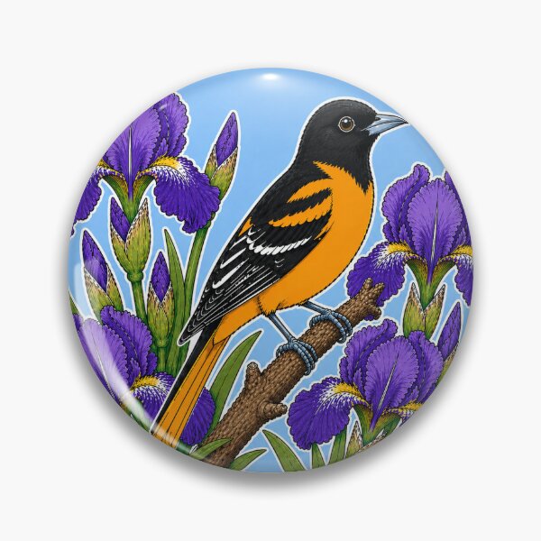 Item preview, Tennessee Oriole & Iris Heritage State Graphic designed and sold by The-Drip-Studio.