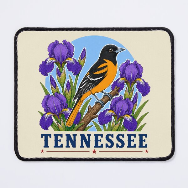 Item preview, Tennessee Oriole & Iris Heritage State Graphic designed and sold by The-Drip-Studio.