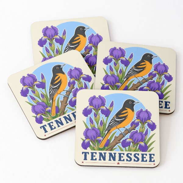 Item preview, Tennessee Oriole & Iris Heritage State Graphic designed and sold by The-Drip-Studio.