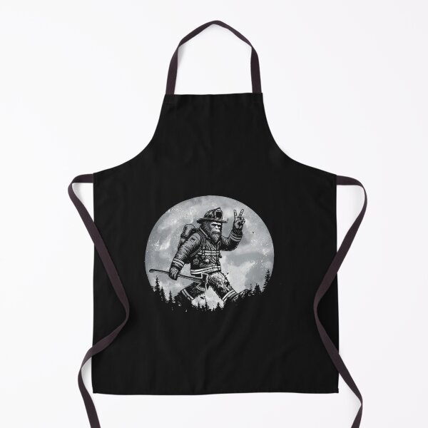 Item preview, Firefighting Retro Bigfoot Firefighter Sasquatch Fireman designed and sold by FrankIsabel.