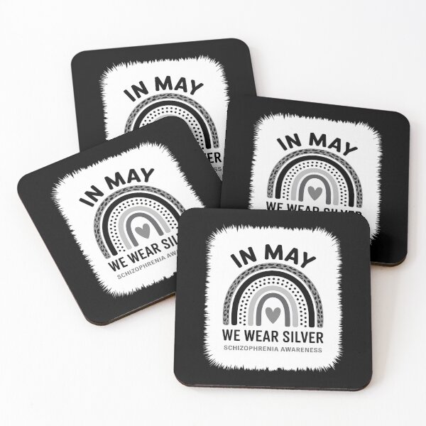 Item preview, In May We Wear Silver Ribbon for Schizophrenia Awareness designed and sold by grounabslaninal.