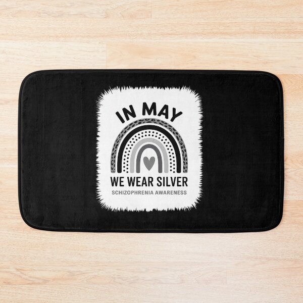Item preview, In May We Wear Silver Ribbon for Schizophrenia Awareness designed and sold by grounabslaninal.