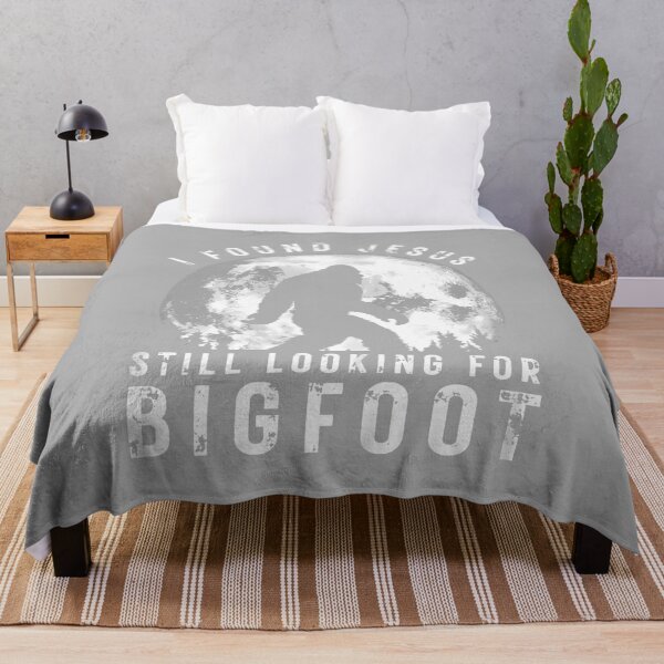 Item preview, I Found Jesus Still Looking for Bigfoot Sasquatch Humor designed and sold by ArleneRowe.
