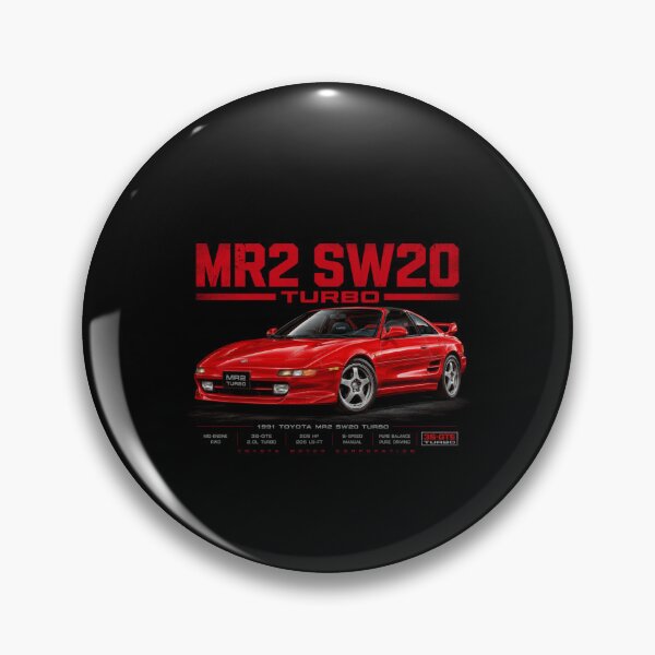 Item preview, 1991 Toyota MR2 SW20 Turbo 3SGTE Mid-Engine JDM Sports Car Vintage Art designed and sold by TheArtOfCar.