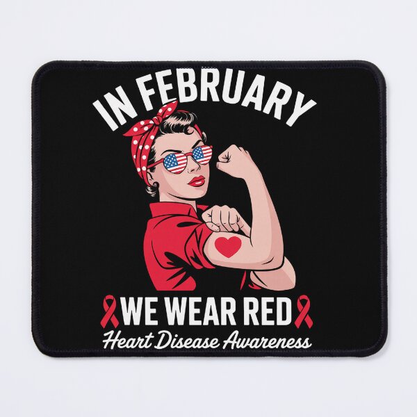 Item preview, In October we wear Red Sunglasses Heart Disease Awareness designed and sold by grounabslaninal.