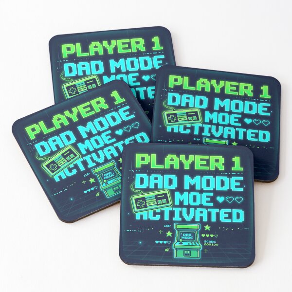 Item preview, Player 1 Dad Mode Activated Gamer Father Fathers Day Gift designed and sold by DESIGN BUREAU .