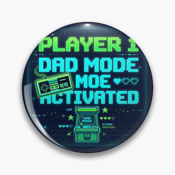 Item preview, Player 1 Dad Mode Activated Gamer Father Fathers Day Gift designed and sold by DESIGN BUREAU .