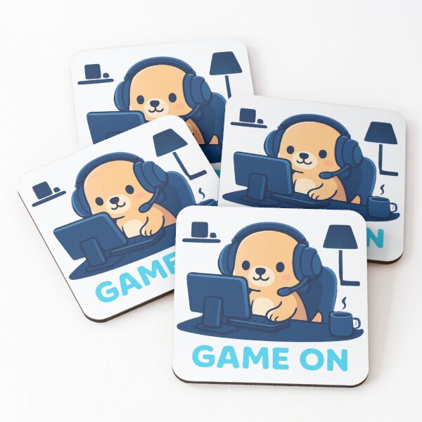 Item preview, Game On Kawaii Gamer Dog Design designed and sold by Noxivora.