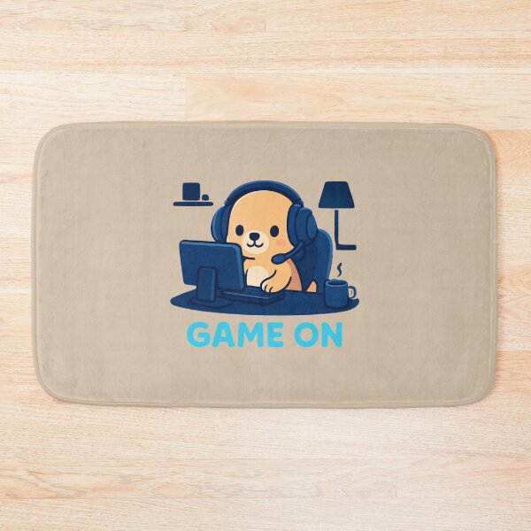 Item preview, Game On Kawaii Gamer Dog Design designed and sold by Noxivora.