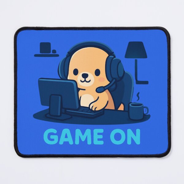 Item preview, Game On Kawaii Gamer Dog Design designed and sold by Noxivora.