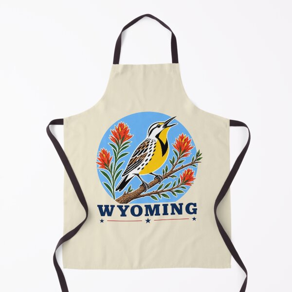 Item preview, Wyoming Meadowlark & Indian Paintbrush Homage designed and sold by The-Drip-Studio.