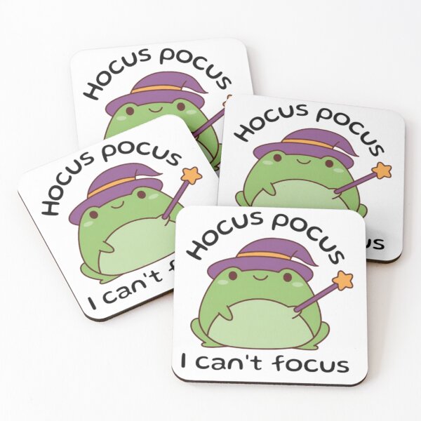 Item preview, Hocus Pocus I Cannot Focus Magic Frog designed and sold by stzl26.