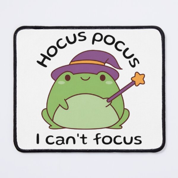 Item preview, Hocus Pocus I Cannot Focus Magic Frog designed and sold by stzl26.